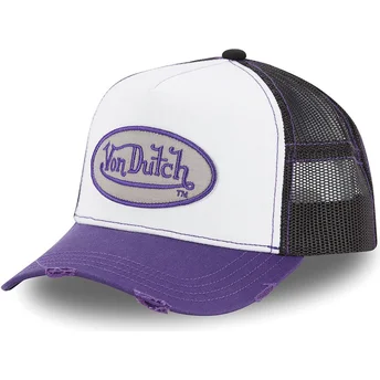 Cap zaoblená white snapback Von Dutch