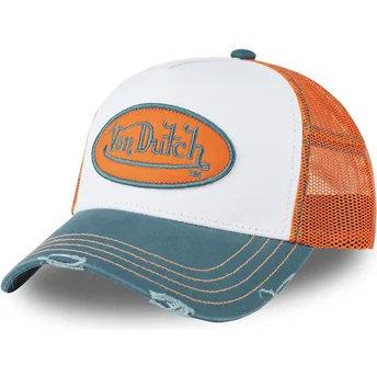 Šiltovky zaoblená kamionista biely snapback , SUM HUN Von Dutch