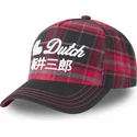 von-dutch-curved-brim-hun-red-and-black-adjustable-cap