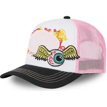 Cap zaoblená pink snapback Von Dutch