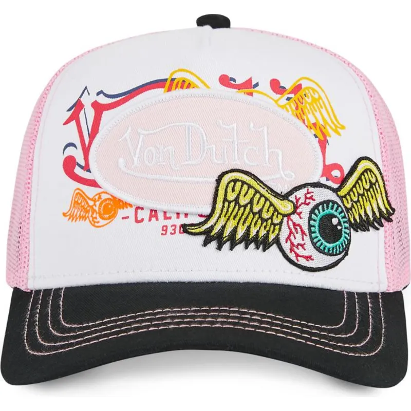 siltovky-zaoblena-kamionista-ruzova-snapback-pat-pin-von-dutch