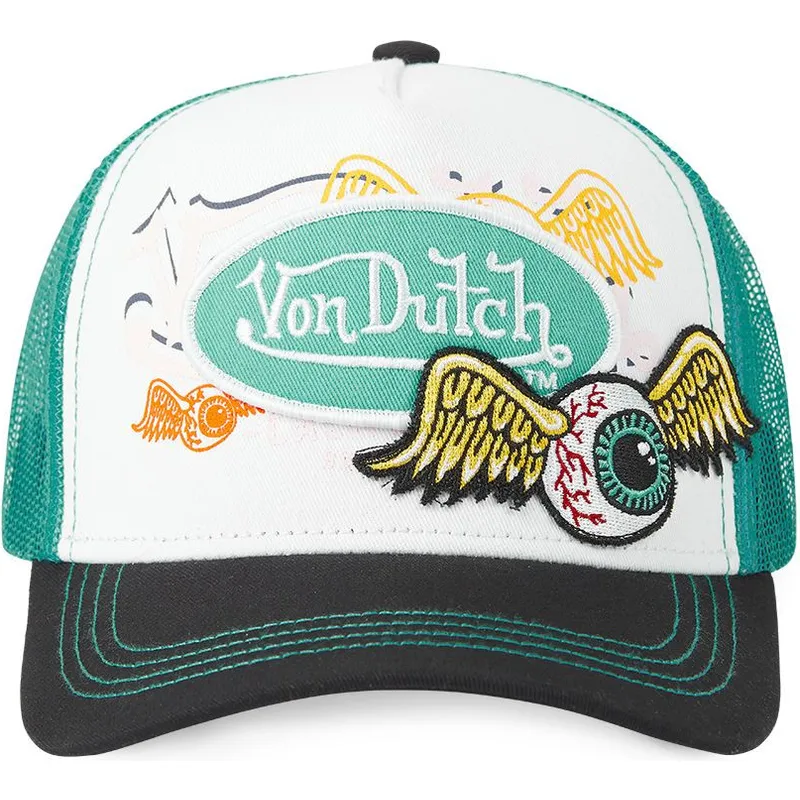 siltovka-zaoblena-zelena-snapback-pat-gre-von-dutch