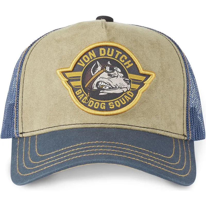siltovka-zaoblena-hneda-snapback-bad-dog-squad-bad-von-dutch