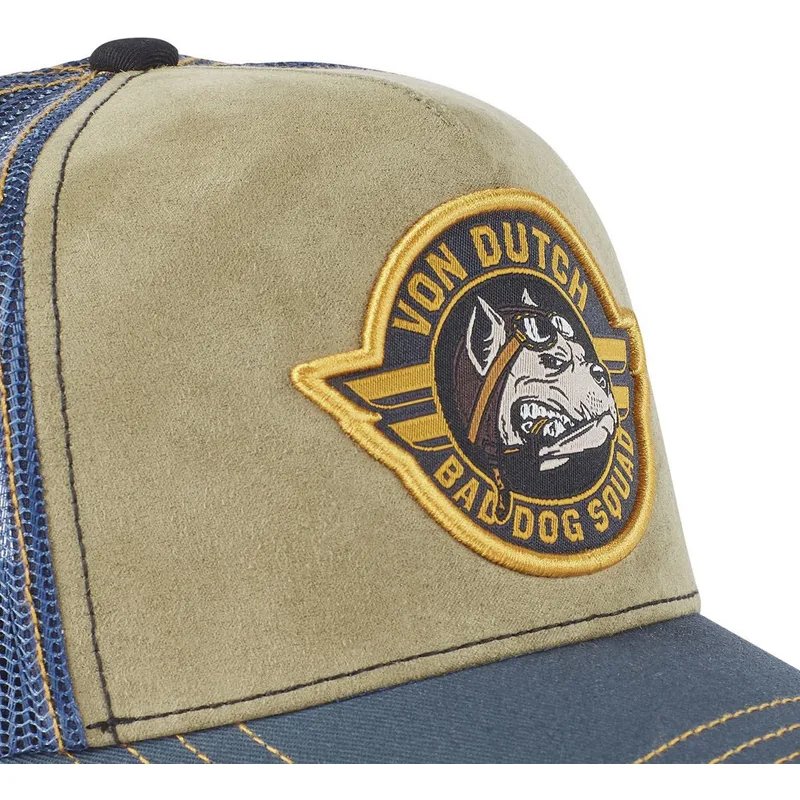 siltovka-zaoblena-hneda-snapback-bad-dog-squad-bad-von-dutch