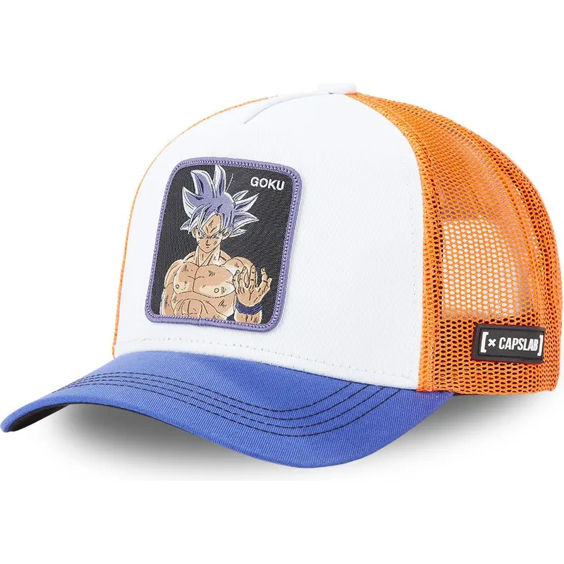 siltovka-zaoblena-biely-snapback-ultra-instinct-ult3-son-goku-dragon-ball-capslab