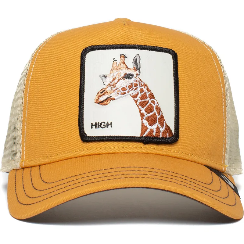 siltovka-zaoblena-zlta-snapback-so-high-the-farm-goorin-bros