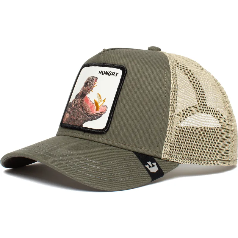 siltovka-zaoblena-zelena-snapback-hungry-hippo-hooray-the-farm-goorin-bros