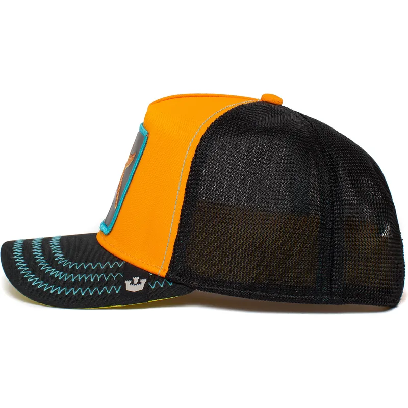trucker-cap-orange-und-schwarz-seestern-baby-i-m-a-star-the-farm-von-goorin-bros