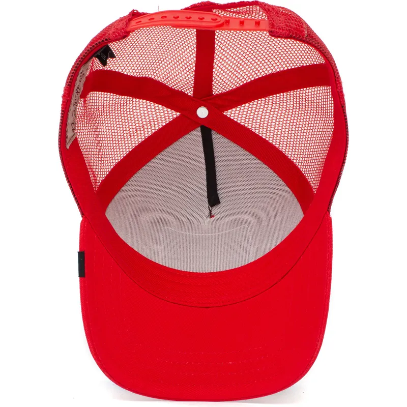 siltovka-zaoblena-cervena-snapback-the-cock-the-farm-goorin-bros