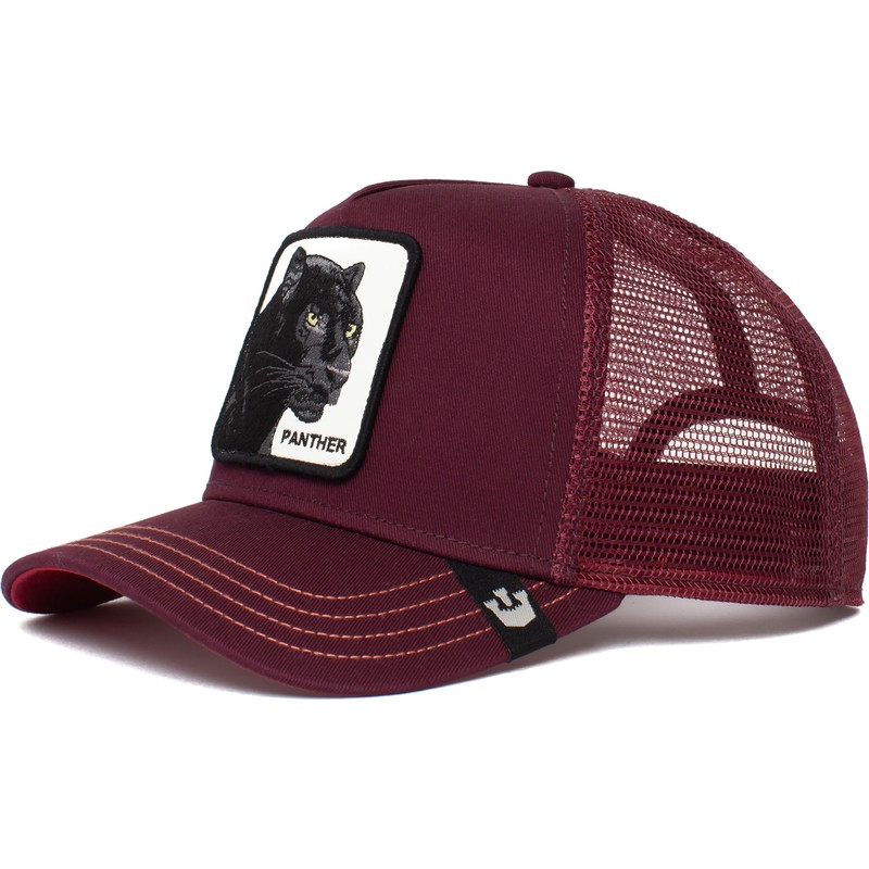 burgundy trucker hat