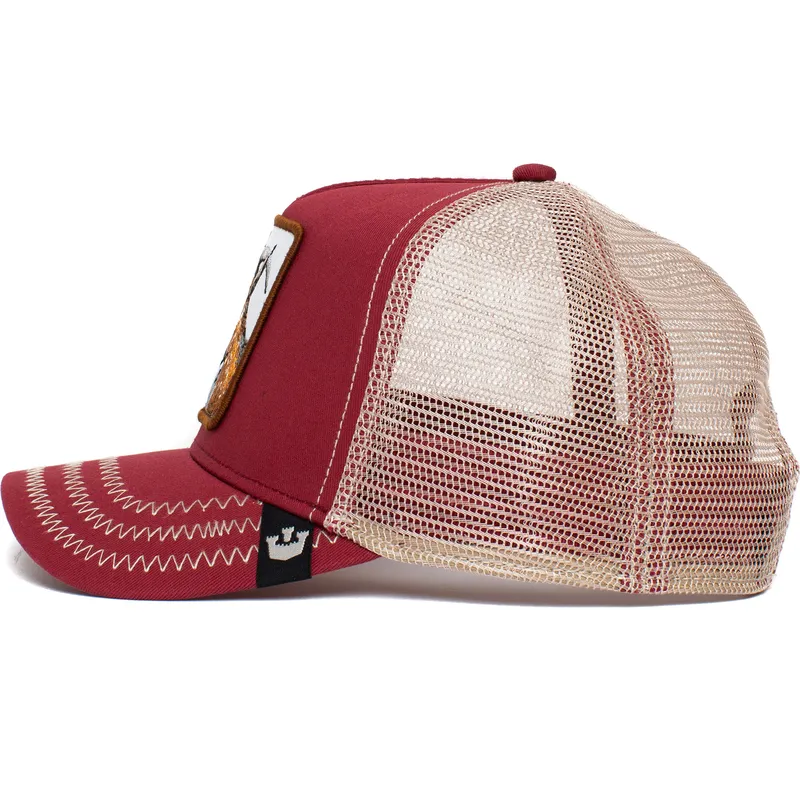 siltovka-zaoblena-cervena-snapback-goat-the-goat-the-farm-goorin-bros