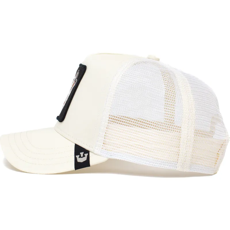 siltovka-zaoblena-biely-snapback-the-lone-wolf-solitario-the-farm-goorin-bros