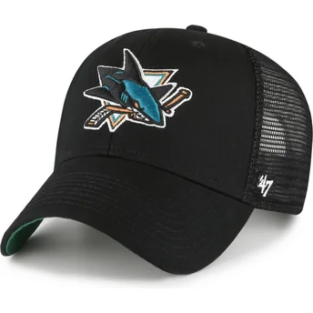 siltovka-zaoblena-cierna-snapback-mvp-branson-san-jose-sharks-nhl-47-brand