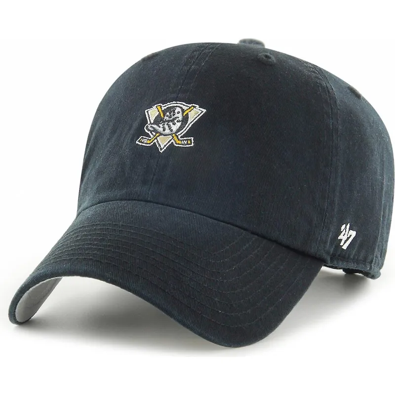 siltovka-zaoblena-cierna-nastavitelny-clean-up-base-runner-anaheim-ducks-nhl-47-brand