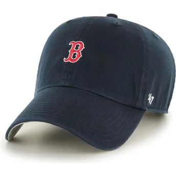 Šiltovky zaoblená tmavomodrá nastaviteľný pásik Clean Up Base Runner Boston Red Sox MLB 47 Brand