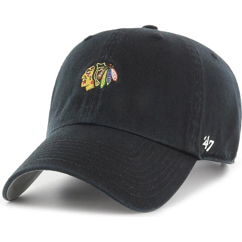 siltovka-zaoblena-cierna-nastavitelny-clean-up-base-runner-chicago-blackhawks-nhl-47-brand