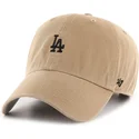 siltovka-zaoblena-hneda-nastavitelny-clean-up-base-runner-los-angeles-dodgers-mlb-47-brand