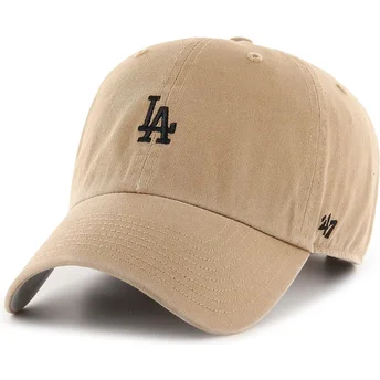 siltovka-zaoblena-hneda-nastavitelny-clean-up-base-runner-los-angeles-dodgers-mlb-47-brand