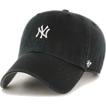 Šiltovky zaoblená čierna nastaviteľný pásik Clean Up Base Runner New York Yankees MLB 47 Brand