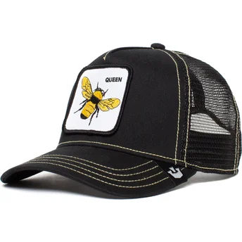 schwarze-trucker-kappe-queen-bee-biene-von-goorin-bros