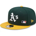 siltovka-rovna-zelena-snapback-9fifty-team-arch-oakland-athletics-mlb-new-era