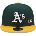 siltovka-rovna-zelena-snapback-9fifty-team-arch-oakland-athletics-mlb-new-era