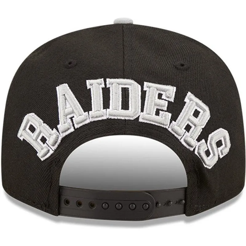 siltovka-rovna-cierna-snapback-9fifty-team-arch-las-vegas-raiders-nfl-new-era