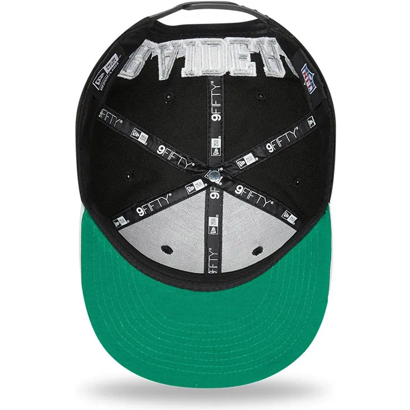 siltovka-rovna-cierna-snapback-9fifty-team-arch-las-vegas-raiders-nfl-new-era
