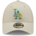 siltovka-zaoblena-siva-nastavitelny-9forty-camo-infill-los-angeles-dodgers-mlb-new-era
