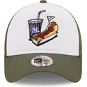 siltovka-zaoblena-biely-snapback-a-frame-stadium-food-hot-dog-new-york-yankees-mlb-new-era