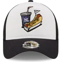 siltovka-zaoblena-biely-snapback-a-frame-stadium-food-hot-dog-new-york-yankees-mlb-new-era