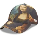9forty-verstellbare-mehrfarbige-kappe-mona-lisa-le-louvre-von-new-era