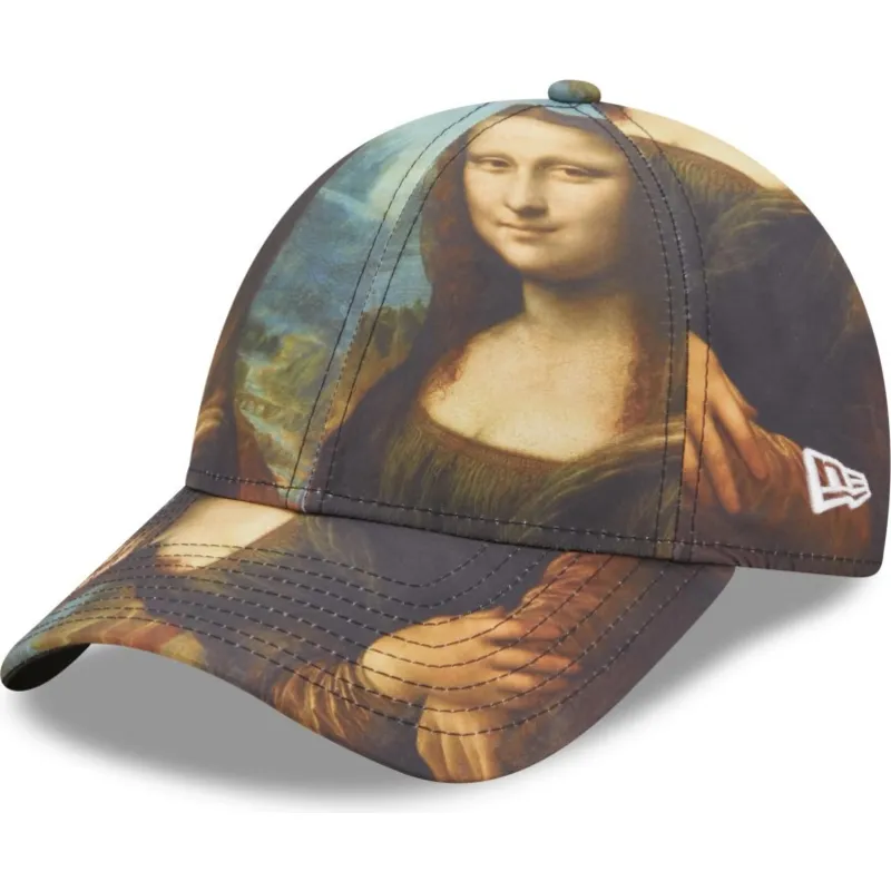 mehrfarbige-verstellbare-curved-cap-9forty-mona-lisa-le-louvre-von-new-era
