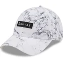 siltovka-zaoblena-biely-nastavitelny-9forty-clear-marble-le-louvre-new-era