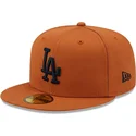 siltovka-rovna-hneda-upravena-59fifty-league-essential-los-angeles-dodgers-mlb-new-era
