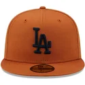 siltovka-rovna-hneda-upravena-59fifty-league-essential-los-angeles-dodgers-mlb-new-era