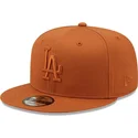 siltovka-rovna-hneda-snapback-9fifty-league-essential-los-angeles-dodgers-mlb-new-era