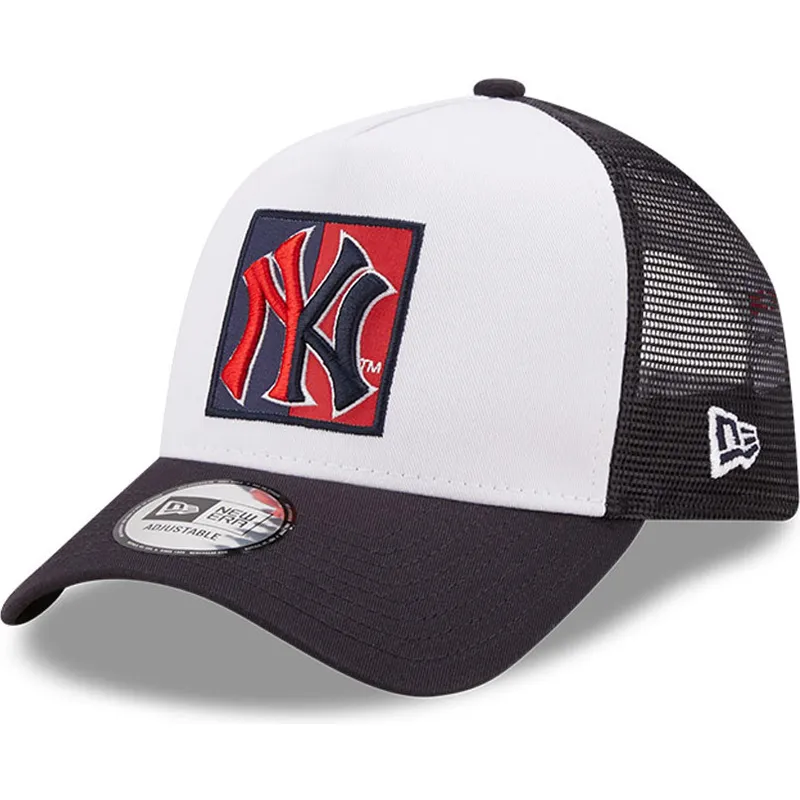 siltovka-zaoblena-tmavomodra-snapback-a-frame-frame-team-patch-new-york-yankees-mlb-new-era