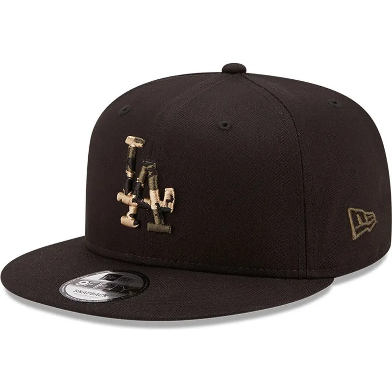 siltovka-rovna-cierna-snapback-9fifty-camo-infill-los-angeles-dodgers-mlb-new-era