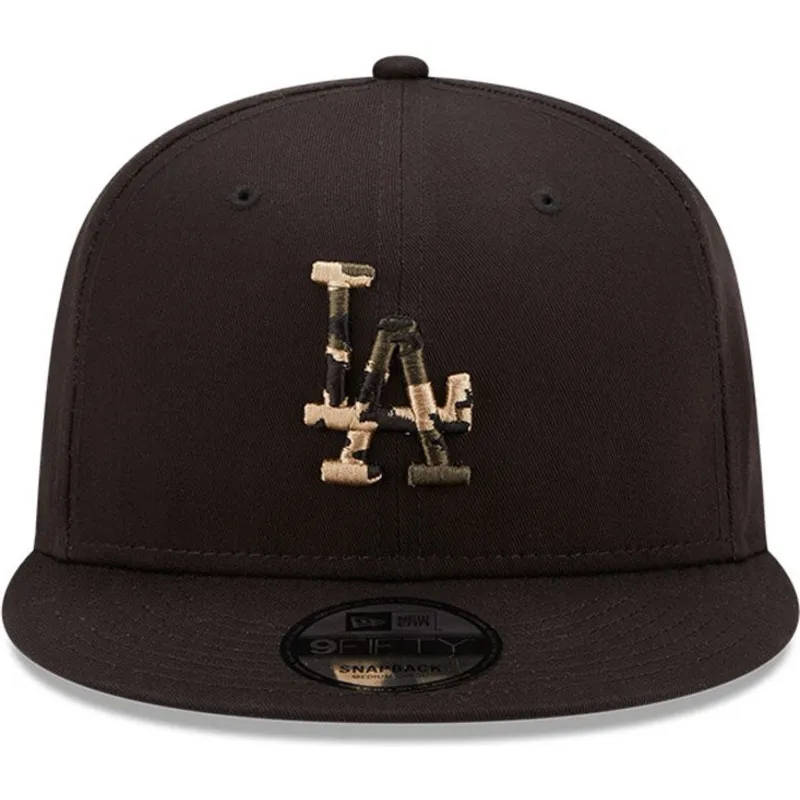 siltovka-rovna-cierna-snapback-9fifty-camo-infill-los-angeles-dodgers-mlb-new-era