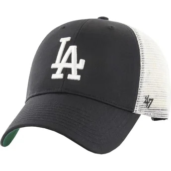 Schwarze und weiße Trucker-Kappe MVP Branson der Los Angeles Dodgers MLB von 47 Brand
