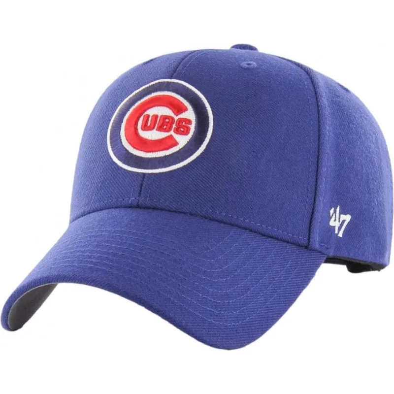 blaue-verstellbare-gebogene-mvp-kappe-der-chicago-cubs-mlb-von-47-brand