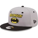 grau-schwarze-snapback-kinderkappe-9fifty-character-von-batman-dc-comics-von-new-era