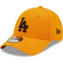 siltovka-zaoblena-oranzova-nastavitelny-9forty-league-essential-los-angeles-dodgers-mlb-new-era