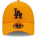 siltovka-zaoblena-oranzova-nastavitelny-9forty-league-essential-los-angeles-dodgers-mlb-new-era
