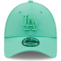 siltovka-zaoblena-zelena-nastavitelny-9forty-league-essential-los-angeles-dodgers-mlb-new-era