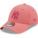 siltovka-zaoblena-ruzova-nastavitelny-9forty-league-essential-new-york-yankees-mlb-new-era