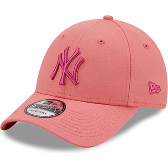 yankee hat pink brim