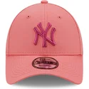 siltovka-zaoblena-ruzova-nastavitelny-9forty-league-essential-new-york-yankees-mlb-new-era