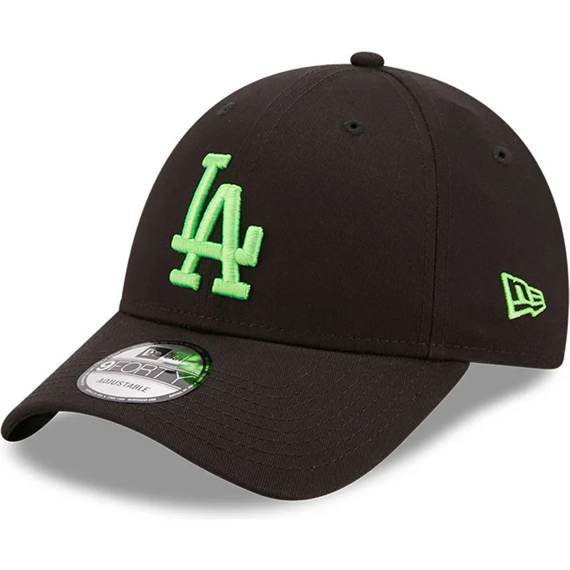 siltovka-zaoblena-cierna-nastavitelny-9forty-neon-pack-los-angeles-dodgers-mlb-new-era
